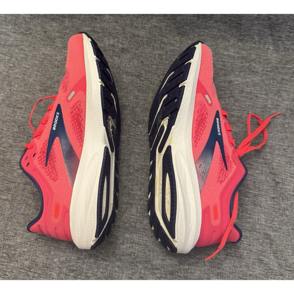 Brooks Launch 9 Running Shoes Pink Fuchsia Cobalt Size 7 - Picture 6 of 10